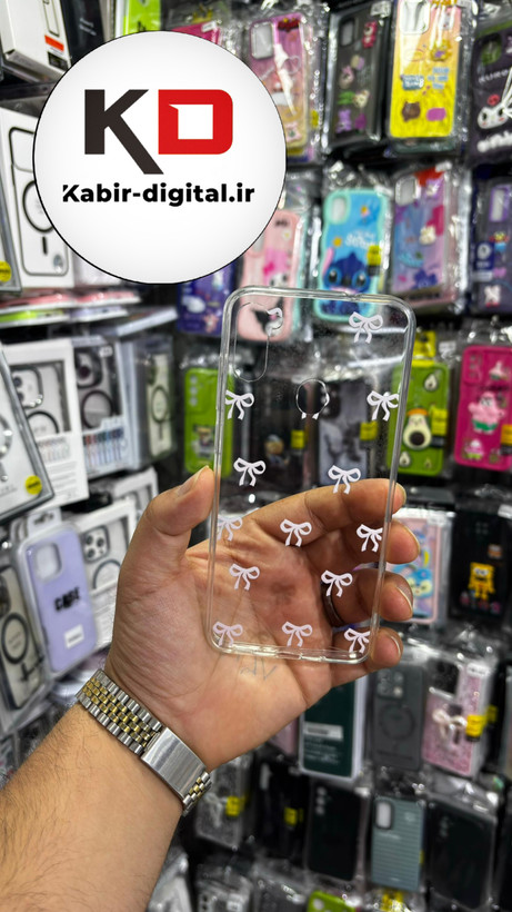 قاب گوشی Galaxy A11/M11سامسونگ لاکچری شفاف طرح پاپیون مینیمال