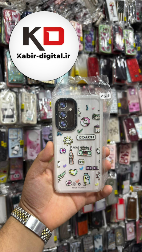 قاب گوشی Galaxy A54 سامسونگ دور مات ایربگ دار طرح پینترسی