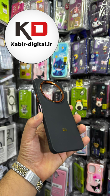 قاب گوشی Redmi A3 شیائومی طرح So CooL اورجینال Qseries لنز کرومی مشکی