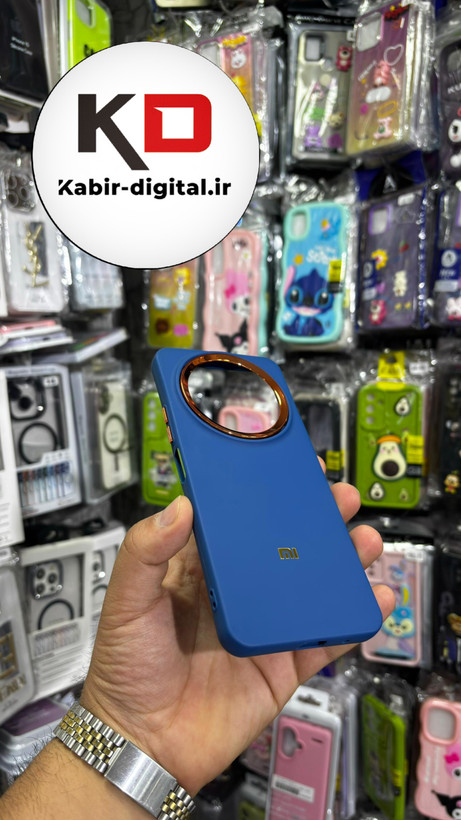 قاب گوشی Redmi A3 شیائومی طرح So CooL اورجینال Qseries لنز کرومی آبی