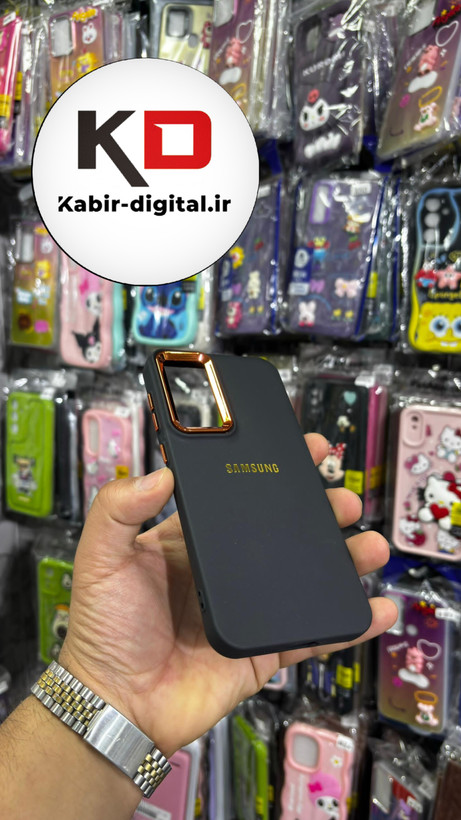قاب گوشی Galaxy S23 FEسامسونگ طرح So CooL اورجینال Qseries لنز کرومی مشکی