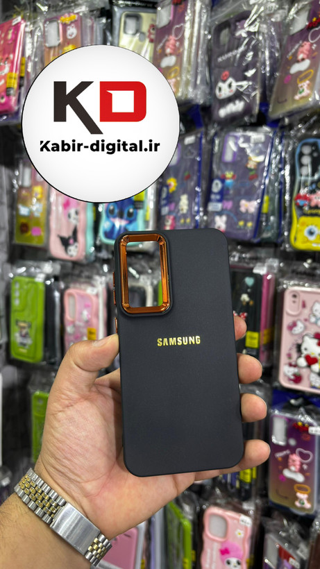 قاب گوشی Galaxy S23 FEسامسونگ طرح So CooL اورجینال Qseries لنز کرومی مشکی
