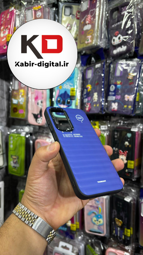 قاب گوشی Galaxy S23 FE سامسونگ طرح ضد ضربه مات یانگ کیت YoungKit طرح مگ سیف بنفش