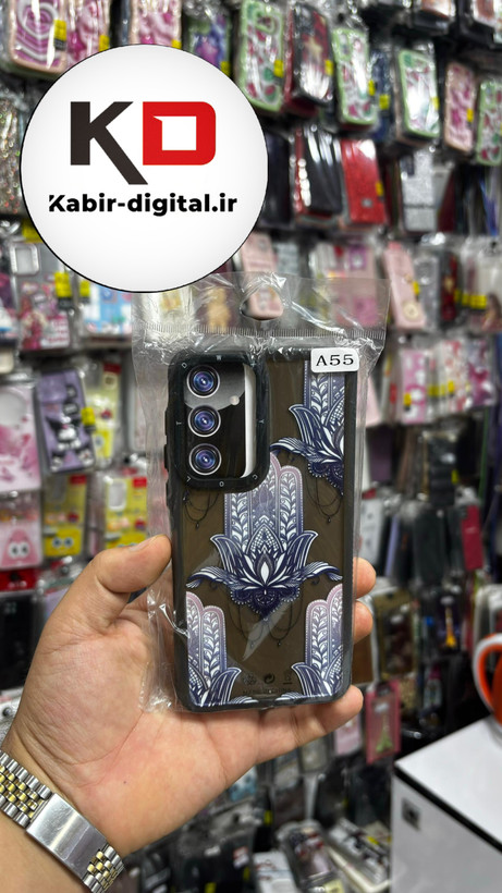 قاب گوشی Galaxy A55/A35 سامسونگ دور مات ایربگ دار طرحدار
