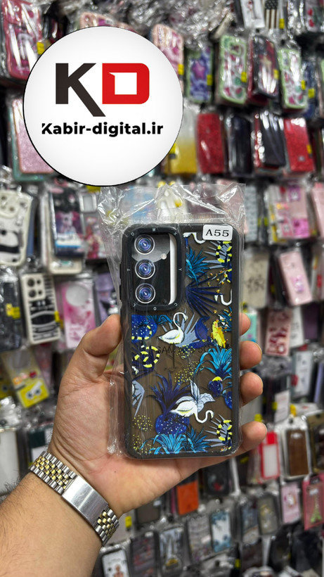 قاب گوشی Galaxy A55/A35 سامسونگ دور مات ایربگ دار طرحدار