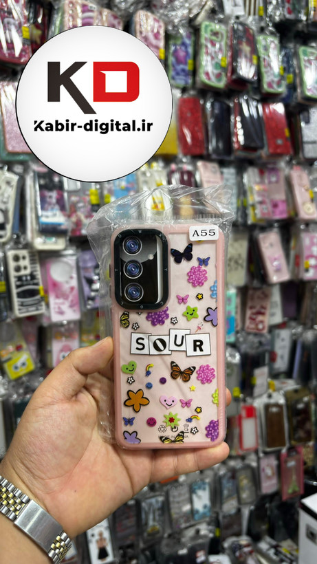 قاب گوشی Galaxy A55/A35 سامسونگ دور مات ایربگ دار طرحدار