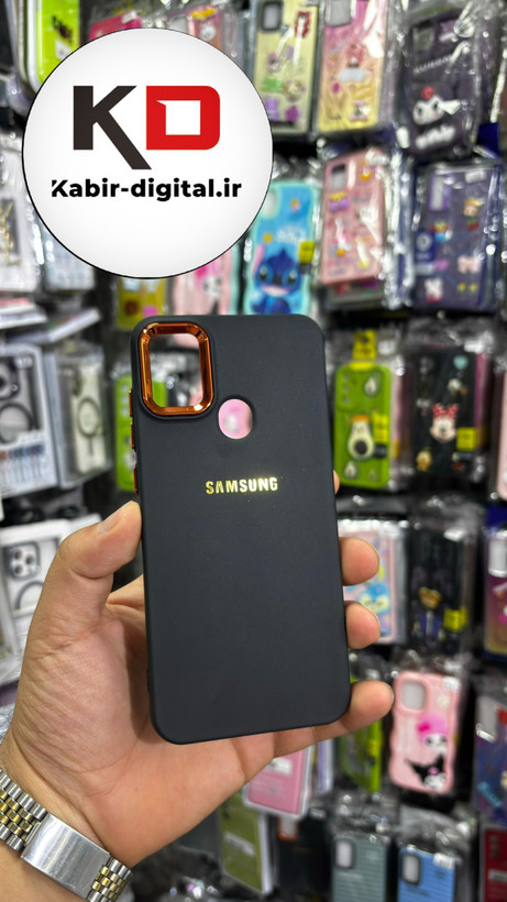 قاب گوشی Galaxy A11/M11سامسونگ طرح So CooL اورجینال Qseries لنز کرومی مشکی