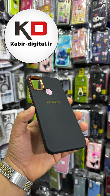 قاب گوشی Galaxy A11/M11سامسونگ طرح So CooL اورجینال Qseries لنز کرومی مشکی