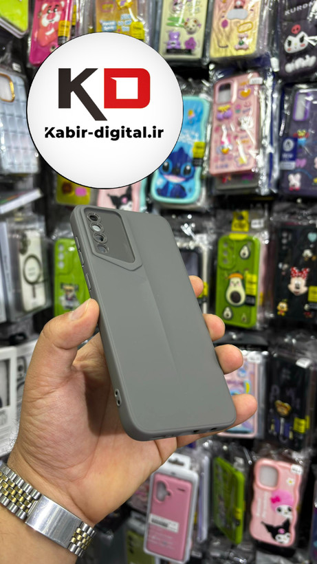 قاب گوشی Galaxy A70 سامسونگ سری Porsche Design پورش دیزاین Hard LUXURY محافظ لنز دار خاکستری