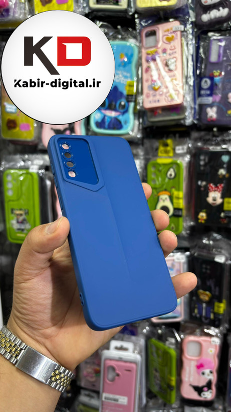 قاب گوشی Galaxy A70 سامسونگ سری Porsche Design پورش دیزاین Hard LUXURY محافظ لنز دار آبی کاربنی