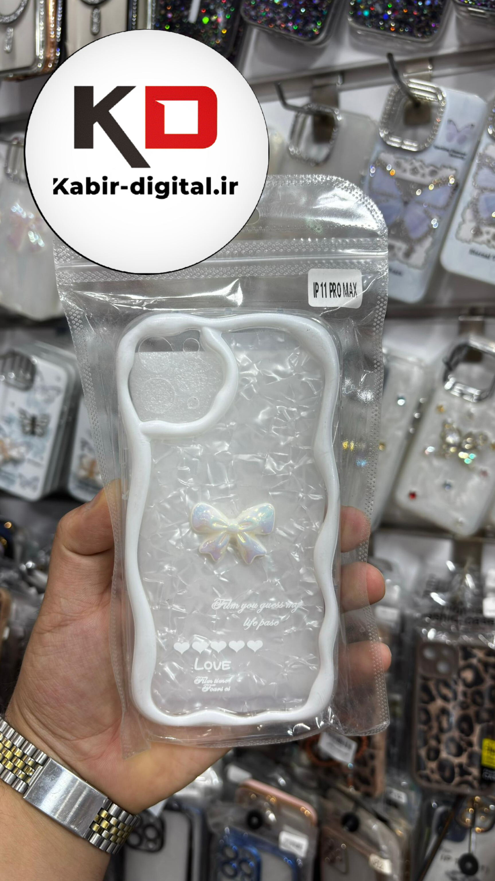 قاب گوشی iPhone 11 Pro آیفون ماربل لاکچری بالشتی ژله ای محافظ لنزدار طرح پاپیون