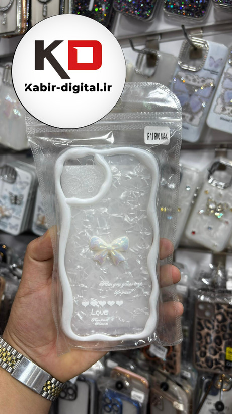 قاب گوشی iPhone 11 Pro آیفون ماربل لاکچری بالشتی ژله ای محافظ لنزدار طرح پاپیون