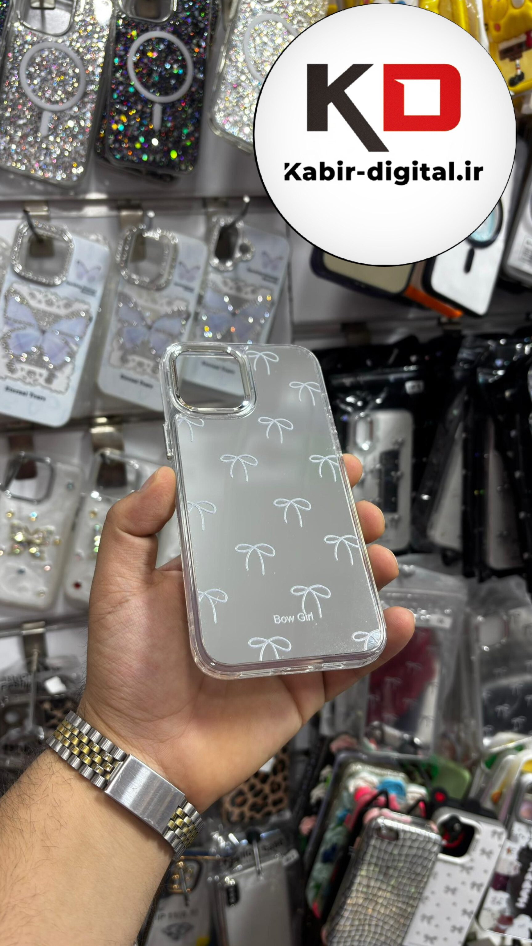 قاب گوشی iPhone 13 Pro Max آیفون پاپیون آینه ایی اورجینال