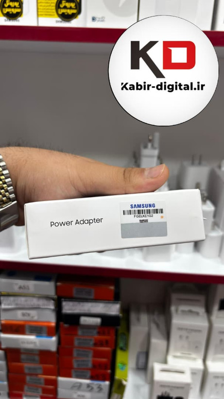 شارژر 45 وات سامسونگ Galaxy A56 5G سوپر فست شارژ 2.0 ساخت ویتنام به همراه کابل