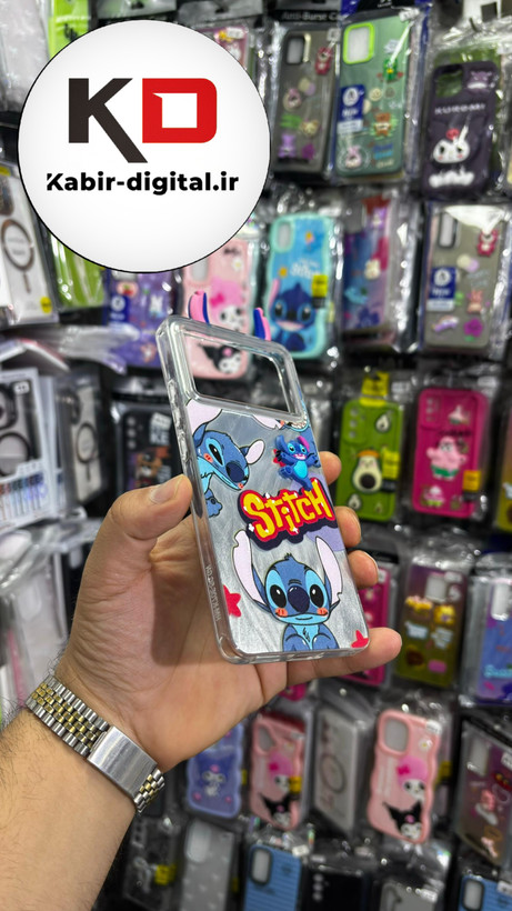 قاب گوشی Redmi K70E/POCO X6 Pro شیائومی فانتزی سخت Hard لیزری عروسکی برجسته استیج کیوت