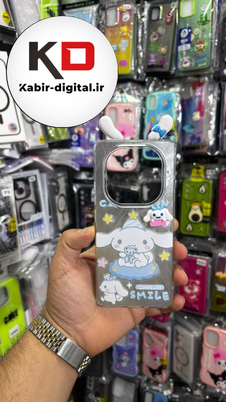 قاب گوشی Redmi Note14 Pro 4G/Note 14 Pro 5G/Note 14 Pro Plus/POCO X7 شیائومی فانتزی سخت Hard لیزری عروسکی برجسته کیوت