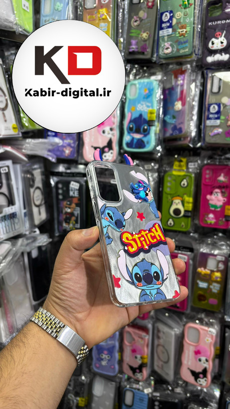 قاب گوشی Galaxy A16 / A26/A17 سامسونگ فانتزی سخت Hard لیزری عروسکی برجسته استیج کیوت