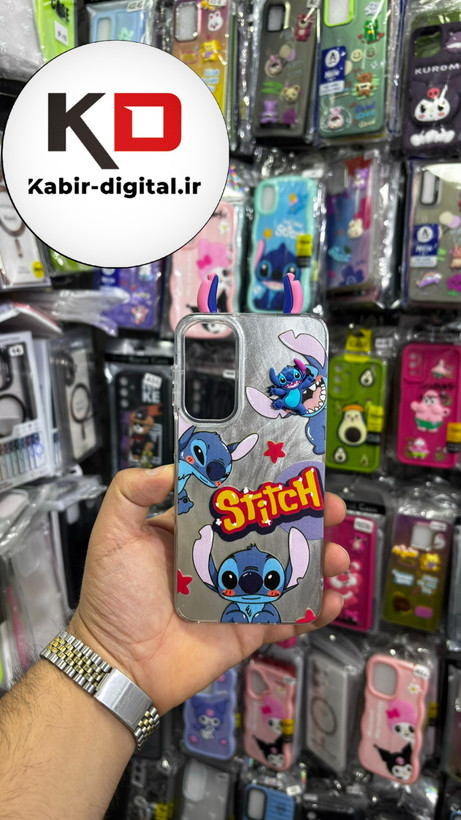 قاب گوشی Galaxy A16 / A26/A17 سامسونگ فانتزی سخت Hard لیزری عروسکی برجسته استیج کیوت