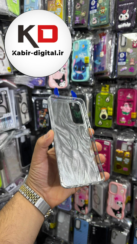 کاور گوشی Galaxy A05s سامسونگ فانتزی سخت Hard لیزری عروسکی برجسته استیج کیوت
