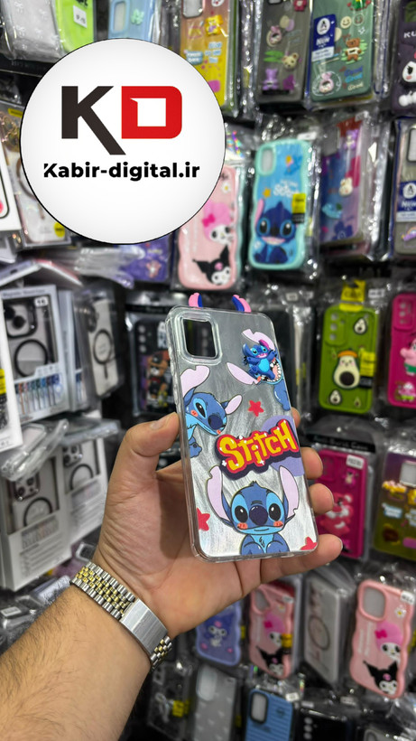 کاور گوشی Galaxy A05 سامسونگ فانتزی سخت Hard لیزری عروسکی برجسته استیج کیوت