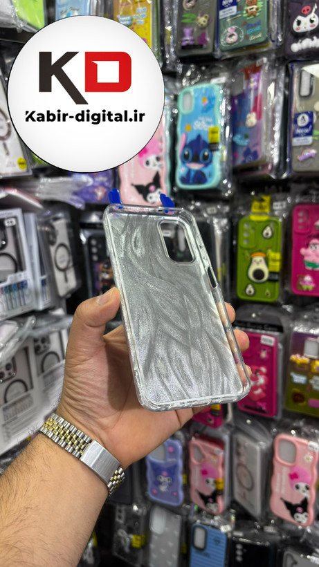 کاور گوشی Galaxy A14 سامسونگ فانتزی سخت Hard لیزری عروسکی برجسته استیج کیوت