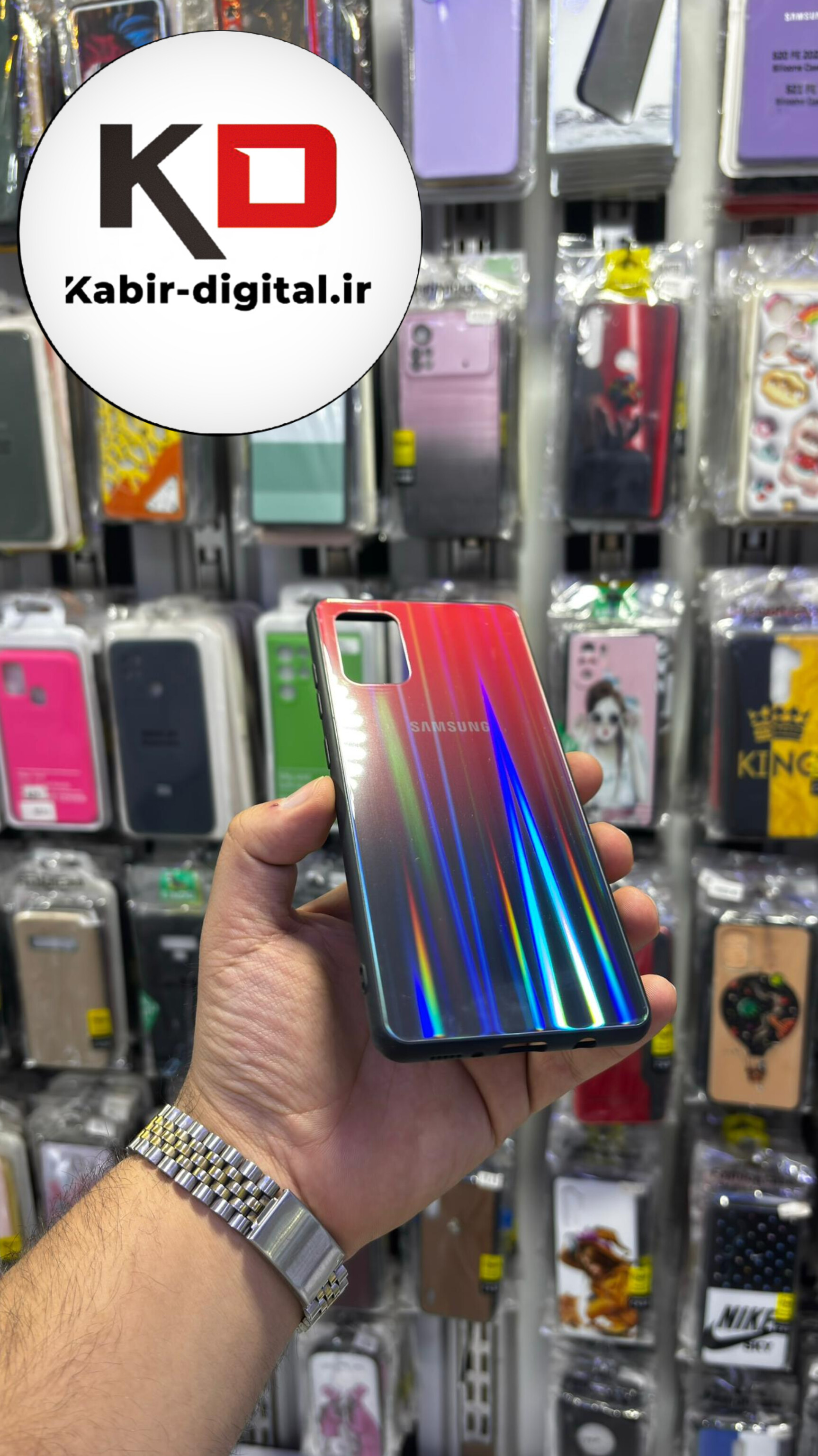 قاب گوشی  Galaxy A71 سامسونگ فانتزی طرح برجسته هولوگرامی