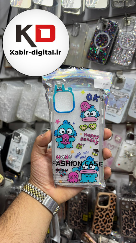 قاب گوشی iPhone 11 PRO آیفون شفاف فانتزی عروسکی طرح عروسکی