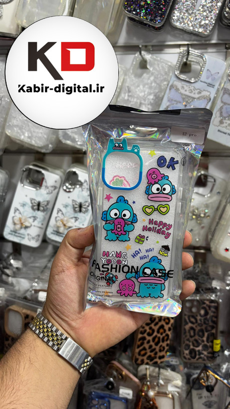 قاب گوشی iPhone 12 / iPhone 12 PRO آیفون شفاف فانتزی عروسکی طرح عروسکی