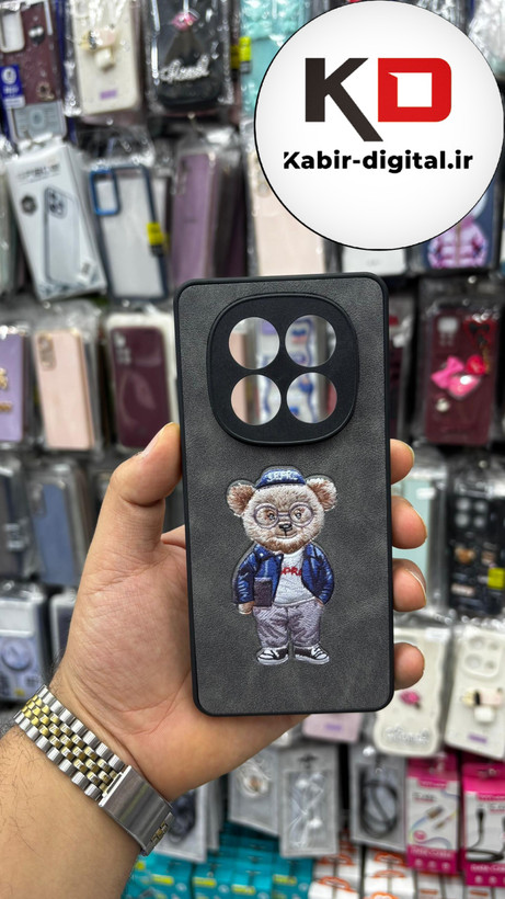 قاب گوشی Redmi Note 14 Pro 5G / Redmi Note 14 Pro Plus / Poco X7 شیائومی هارد لاکچری فانتزی طرح تدی گنگ