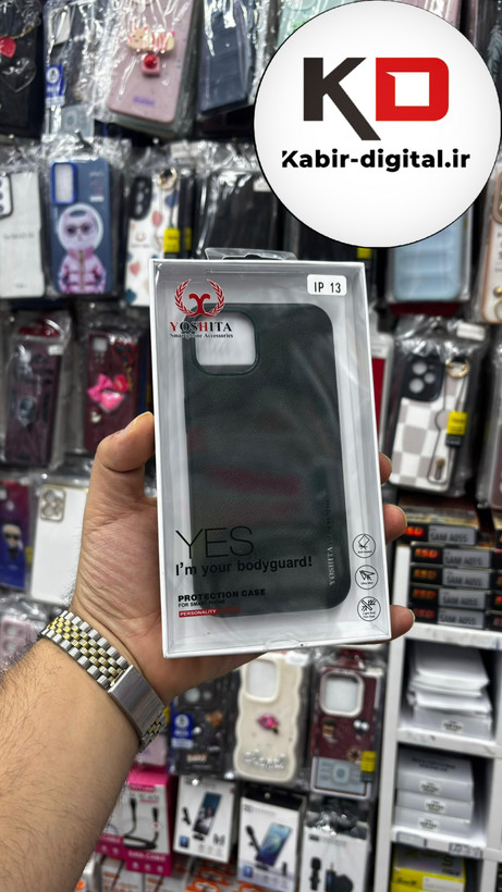 قاب گوشی iPhone 13 - iPhone 14 آیفون طرح چرمی اورجینال YOSHITA سبز