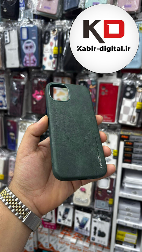 قاب گوشی iPhone 13 - iPhone 14 آیفون طرح چرمی اورجینال YOSHITA سبز