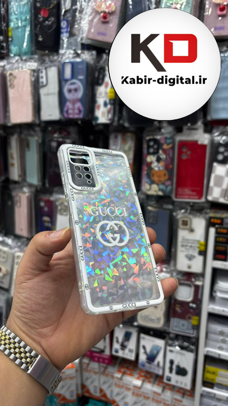 قاب گوشی Redmi Note 11 Pro 4G - Redmi Note 12 Pro 4G شیائومی طرح دار هولوگرامی ژله ای شفاف محافظ لنز دار