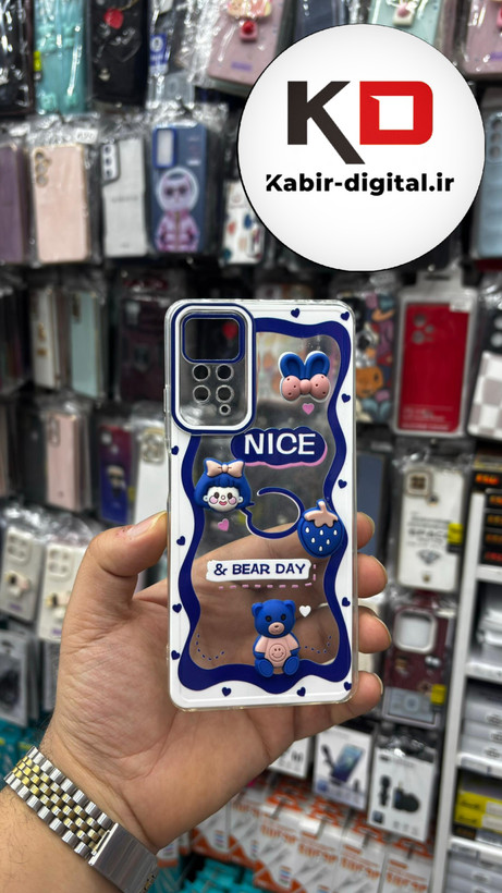 قاب گوشی Redmi Note 11 Pro 4G - Redmi Note 12 Pro 4G شیائومی طرح دار فانتزی عروسکی ژله ای شفاف محافظ لنز دار کپسولی (لاکچری)