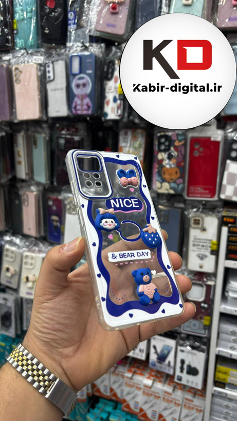 قاب گوشی Redmi Note 11 Pro 4G - Redmi Note 12 Pro 4G شیائومی طرح دار فانتزی عروسکی ژله ای شفاف محافظ لنز دار کپسولی (لاکچری)