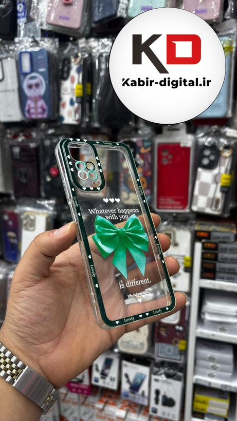 قاب گوشی Redmi Note 11 4G - Redmi Note 11S شیائومی طرح لیزری فانتزی پاپیون محافظ لنز دار دارای آویز بند