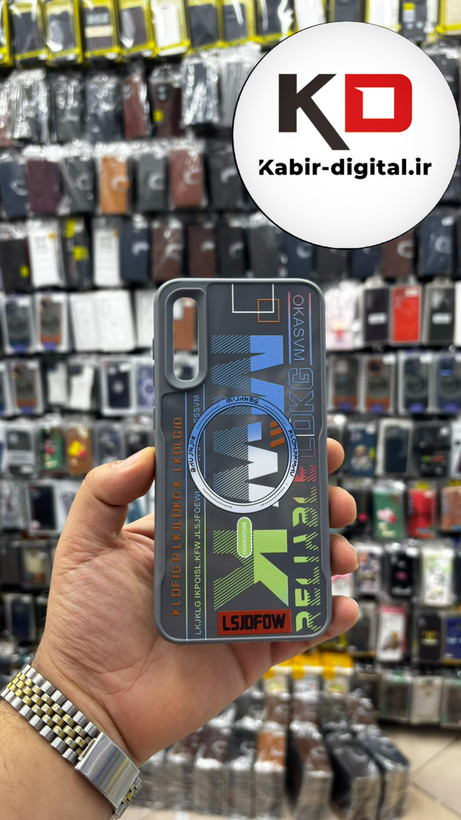 قاب گوشی Galaxy A30s/A50s/A50 سامسونگ So CooL اورجینال Qseries اسپرت MWK دکمه کرومی طوسی