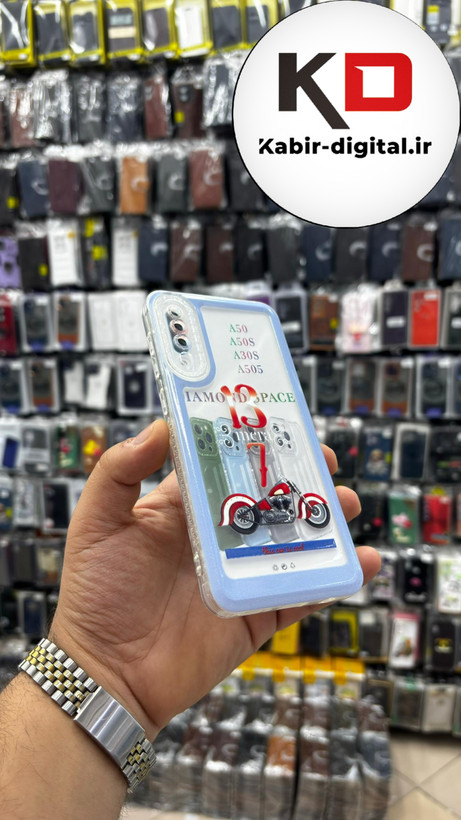 قاب گوشی Galaxy A30s/A50s/A50 سامسونگ طرح موتور فانتزی ژله ای شفاف محافظ لنز دار