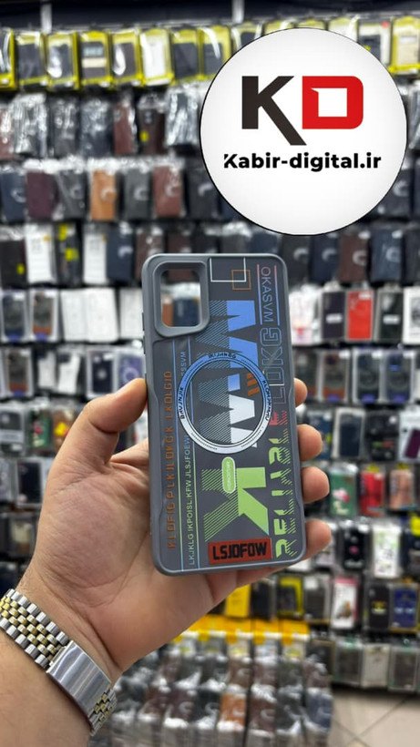 قاب گوشی Galaxy A51/A31 سامسونگ So CooL اورجینال Qseries اسپرت MWK دکمه کرومی طوسی