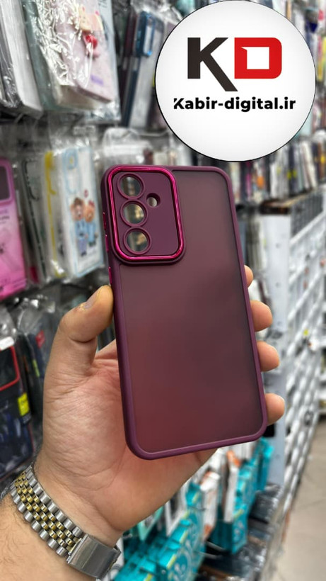 قاب گوشی Galaxy S23 FE سامسونگ پشت مات متال کیس دور سیلیکونی محافظ لنزدار جیگری