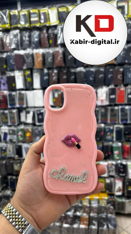 قاب گوشی Galaxy A05سامسونگ سیلیکونی ژله ای سولید SOLID منحنی سه بعدی برجسته محافظ لنزدار صورتی