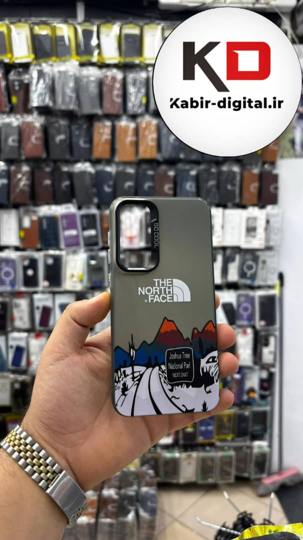 قاب گوشی Galaxy S23 FE سامسونگ So CooL سوکول اورجینال فانتزی دکمه کرومی طرح جاده