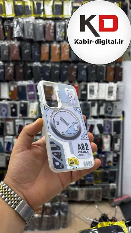قاب گوشی Galaxy S23 FE سامسونگ So CooL سوکول اورجینال فانتزی دکمه کرومی طرح مگسیف
