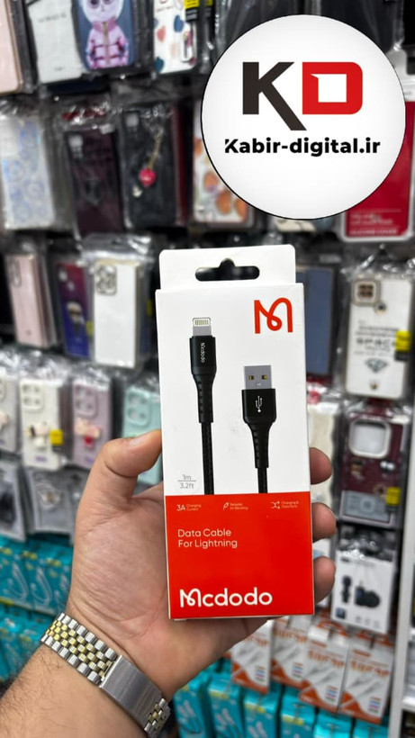 کابل تبدیل USB به لایتنینگ مک دودو مدل CA-7411 New Pack طول 1.8 متر