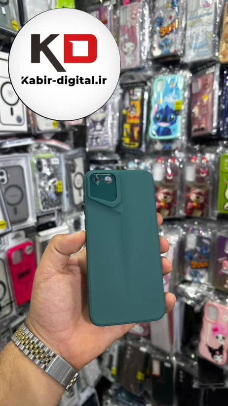 قاب گوشی Y5 2018 هوآوی Porsche Design سیلیکونی ژله ای محافظ لنز دار سبز