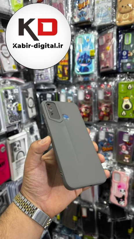 قاب گوشی Y7 2019 - Y7 Prime 2019 هوآوی Porsche Design سیلیکونی ژله ای محافظ لنز دار خاکستری