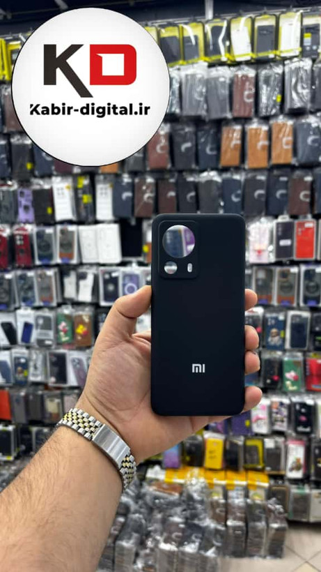 قاب گوشی Mi Note 13 Lite شیائومی سیلیکونی های کپی زیر بسته مشکی