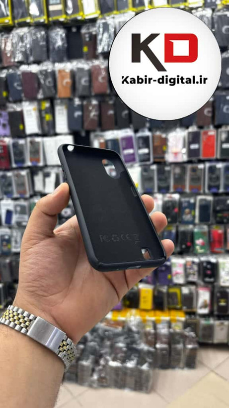 قاب گوشی Galaxy A01 سامسونگ سیلیکونی های کپی زیر بسته مشکی