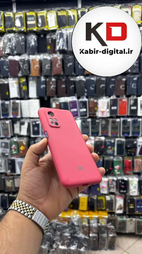 قاب گوشی Mi Note 10T / Mi Note 10T Pro شیائومی سیلیکونی های کپی زیر بسته صورتی