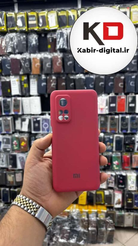 قاب گوشی Mi Note 10T / Mi Note 10T Pro شیائومی سیلیکونی های کپی زیر بسته صورتی