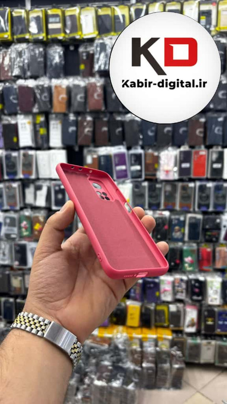 قاب گوشی Mi Note 10T / Mi Note 10T Pro شیائومی سیلیکونی های کپی زیر بسته صورتی